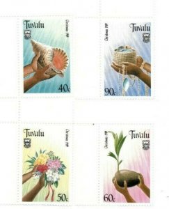 FULL SHEETS Tuvalu 1989 SC 529-32 - Christmas - 4 Sheets of 40 - MNH