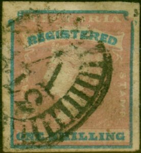 Victoria 1854 1s SG34 Good Used