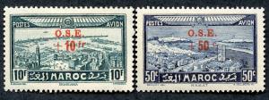 FRENCH MOROCCO  Sc CB22 & CB23, MLH, 2019 Scott Cat $13.50