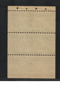 US airmail C10a, booklet pain.  Sweated gum, essentially no gum.  Some toning.