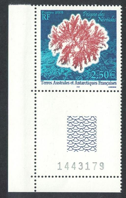 FSAT TAAF 'Peigne des Neriedes Antarctic Flora Corner Control Number 2005