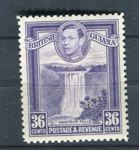 BRITISH GUIANA; 1938 early GVI Pictorial issue Mint hinged Shade of 36c. value