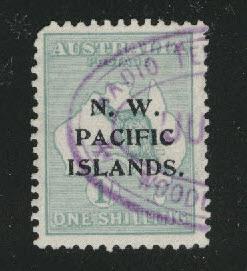 North West Pacific Islands Scott 6 perf 12 wmk 8 CV$72.50