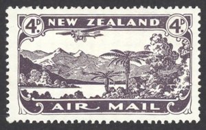 New Zealand Sc# C2 MH 1931 4p Air Post