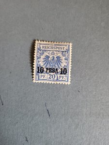 Stamps German East Africa Scott #4 hinged