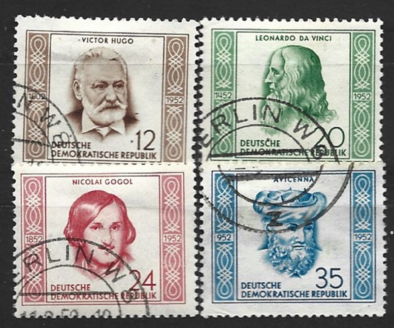 COLLECTION LOT  6163 GERMANY DDR #103-6  1952 CV+$16