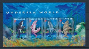 [28208] Singapore 2006 Marine life dolphins dugong Souvenir Sheet MNH