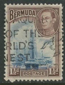 Bermuda #119 KGVI Used  Scott CV. $1.50