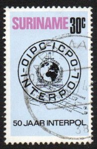 Suriname Sc #407 Used