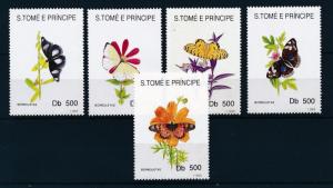 [26866] Sao Tome & Principe 1993 Butterflies Schmetterlingen Papillons  MNH