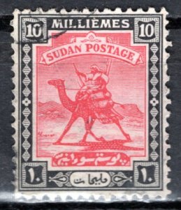 Sudan 1927: Sc. # 41; Used Single Stamp