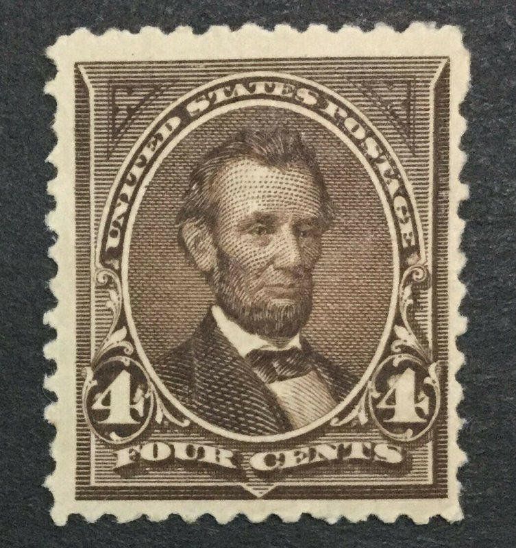 MOMEN: US #254 MINT OG H #31753