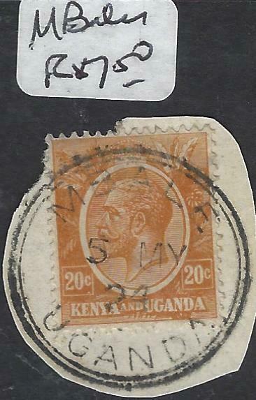 KENYA, UGANDA (P3105B) KGV CANCELS. NI LASIMA TAZAMA!!  MBALE  CDS  VFU