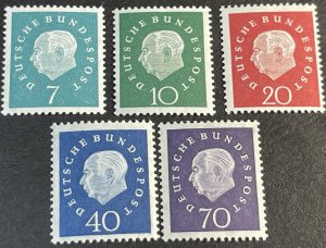 GERMANY # 793-797--MINT/NEVER HINGED--COMPLETE SET--1959