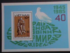 ​VIETNAM-1986-SC# 1506  END OF WW II 40TH ANNIVERSARY MNH S/S VERY FINE