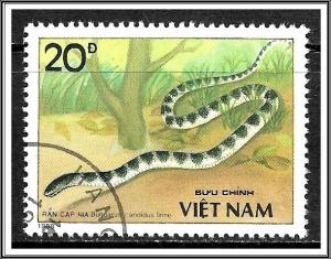 Vietnam North #1975 Poisonous Snakes CTO