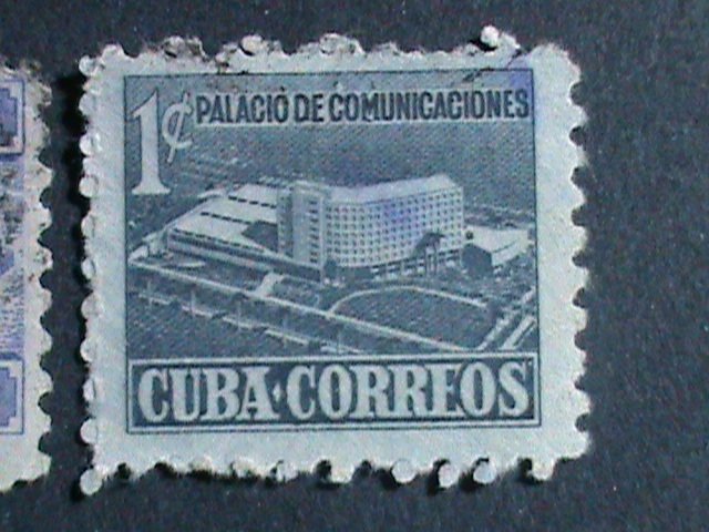 ​CUBA-1954-SC#519//528 10 OVER 70 YEARS OLD CUBA FAMOUS  USED STAMPS-SET-VF