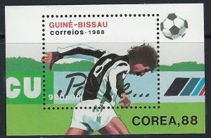 Guinea Bissau 726 MNH 1988 Soccer (ak3172)