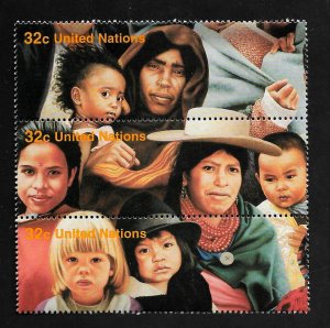 United Nations > New York 1995 - MNH - Strip - Scott #670C