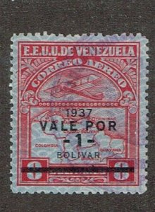 Venezuela  1937   C45  Used