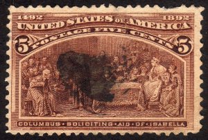 1893, US 5c, Columbian issue, Used, Sc 234