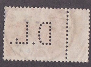 Belgium # 103, King Albert Perfin stamp, Used