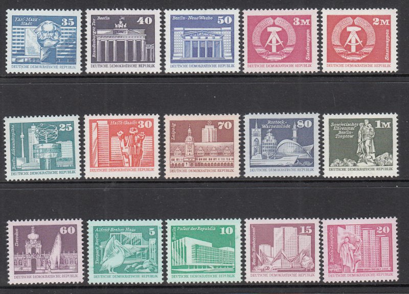 Germany DDR 2071-2085 MNH VF