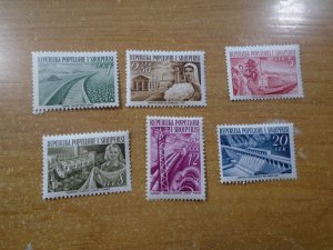 Albania  #  492-94/496-8  MNH