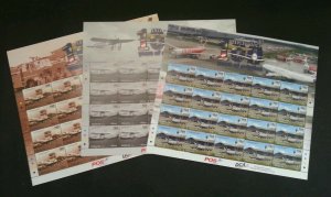 100 Years Of Aviation Malaysia 2011 Airplane Transport (sheetlet) MNH *rare