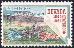 SC#1248 5¢ Nevada Statehood Issue (1964) MNH