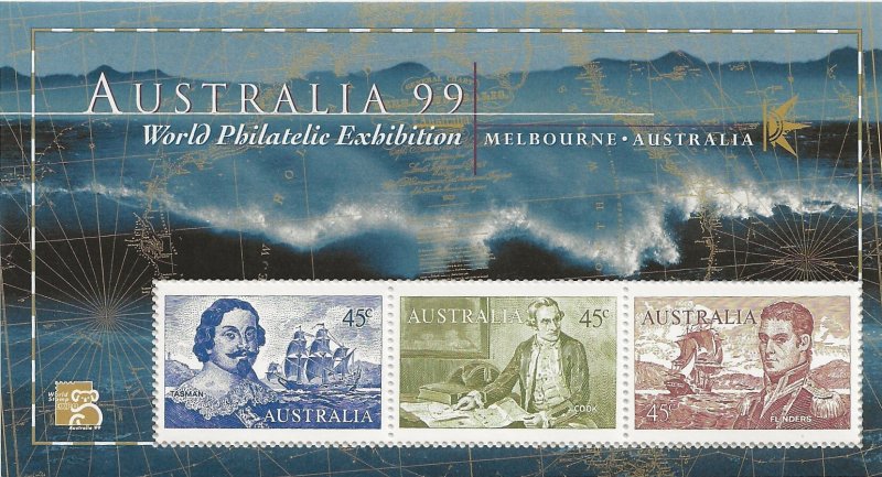 Australia 1727-27d  1999  set 2 S/S  VF Mint NH