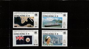 Hong Kong  Scott#  411-414  MNH  (1983 Commonwealth Day)