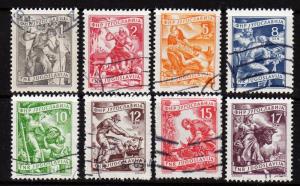 Yugoslavia - #378 - 384A  Various Professions - CTO