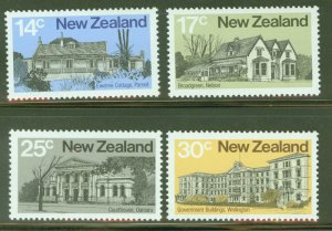 New Zealand Scott 707-710 MNH**  1980 stamp set