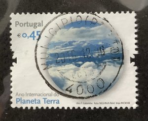 Portugal 2008 Scott 2976 used - 45c, International Year of Planet Earth, clouds