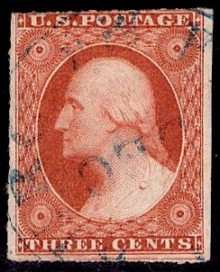 US Stamp #10A USED SCV $145. Rich Color.