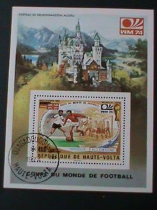 UPPER VOLTA- WORLD CUP SOCCER-MUNICH'74: CTO S/S VF WE SHIP TO WORLDWIDE