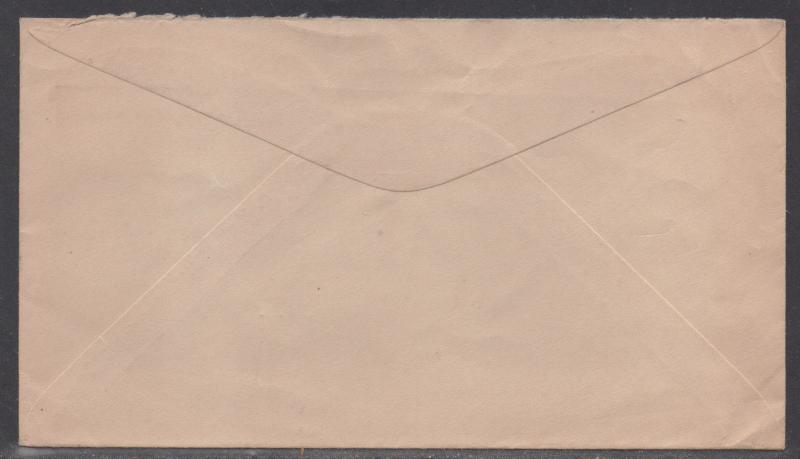 **US 20th Century Advertising Cover, SC# 732, Seapost Mailing by Paquebot To NY