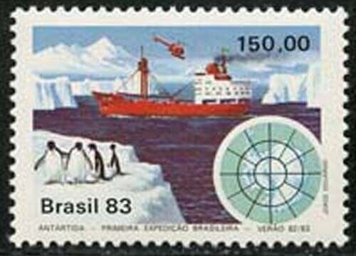 Brazil 1983 Antarctic Expedition Sc# 1845 NH 