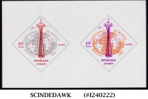 HAITI - 1962 INTERNATIONAL EXPOSITION SEATTLE - SOUVENIR SHEET MNH IMPERF