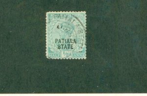 NABHA  INDIAN STATE 100 USED BIN $1.00