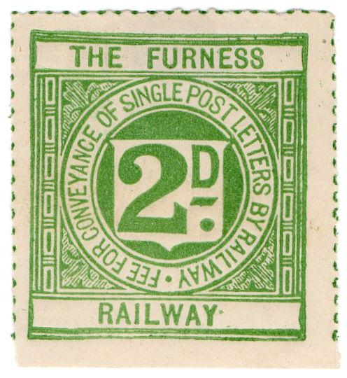 (I.B) The Furness Railway : Letter Stamp 2d