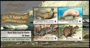 Australia 2011 Joint Territories WWF Minisheet OP OLYMPIC CHAMPIONS 2012 MNH