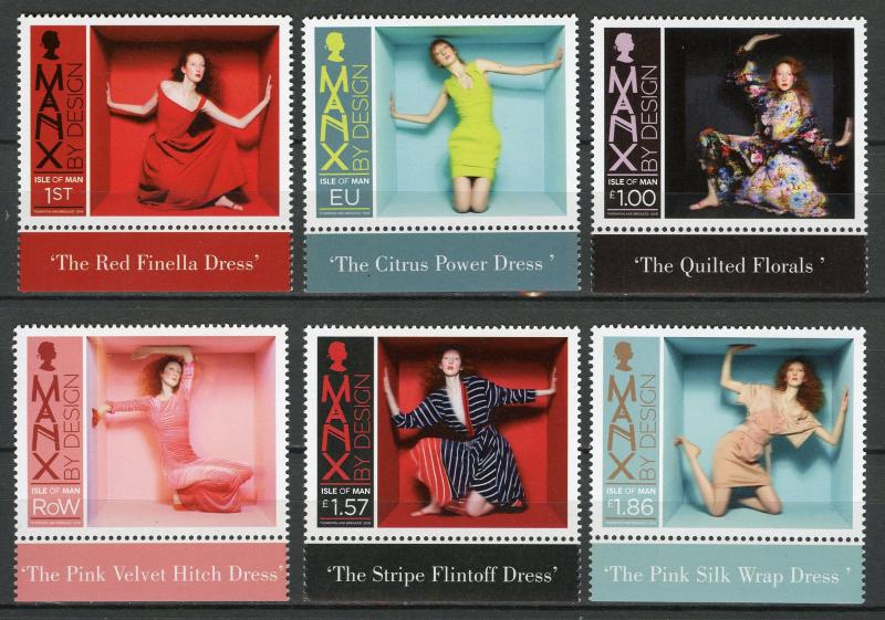 Isle of Man IOM 2018 MNH Preen by Thornton Bregazzi 6v Set Art Fashion Stamps