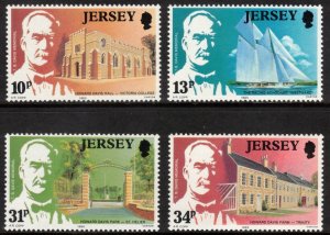 JERSEY 1985 Thomas Davis; Scott 372-75, SG 376-79; MNH