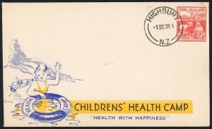 New Zealand SG610 1938 Health FDC