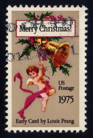 US #1580 Christmas Card by Louis Prang, used (0.25)