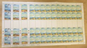 FULL SHEETS Tuvalu 1993 SC 649-52 - Greenhouse Effect - 4 Sheets of 40 - MNH