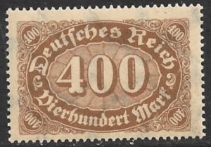 GERMANY 1922-23 400m Numeral of Value Issue Sc 202 MH