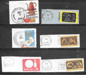 #255 HANALEI HAWAII USPS 967 U.S Mixture POSTMARKS & CANCELS Collection / Lot